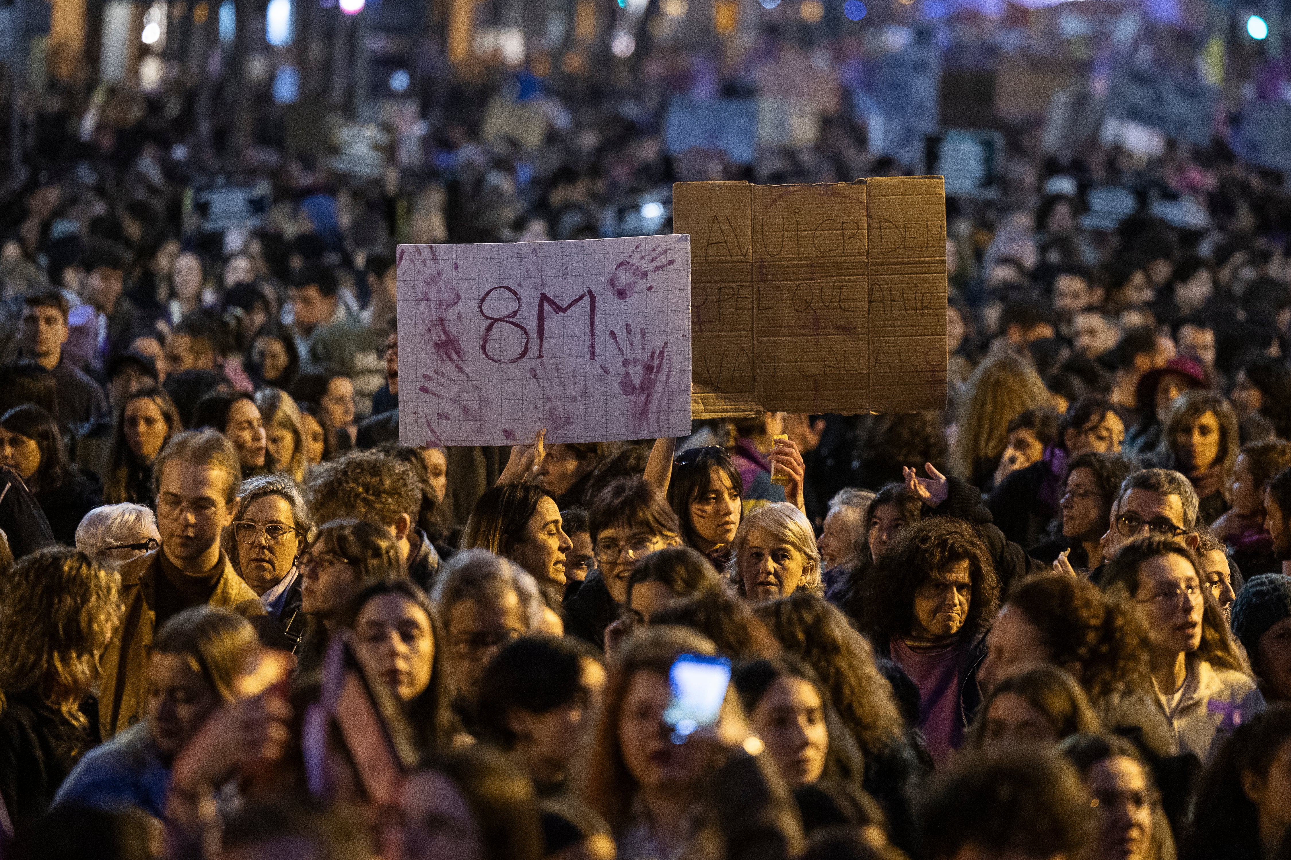 El movimiento feminista llega al 8M con una mirada global “frente al clima belicista”