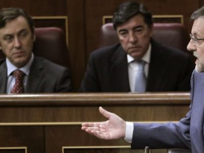 El presidente del Gobierno, Mariano Rajoy, en el Congreso el pasado d&iacute;a 18.