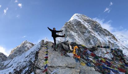 Ayesha foi a brasileira mais nova a chegar ao cume do Everest.