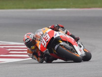 Marc Márquez, en Austin.