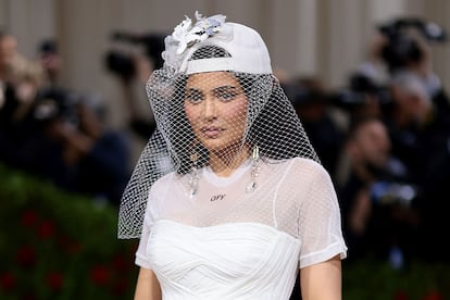 Kylie Jenner, en la Gala Met 2022, vestida de Off-White.