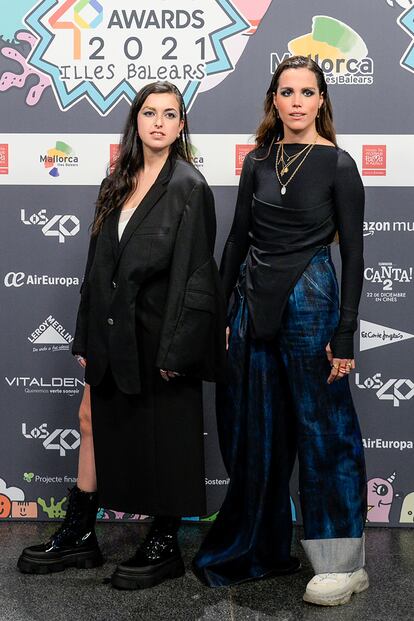 Ana Legazpi y Carolina Moyano, las dos integrantes del grupo Marlena.