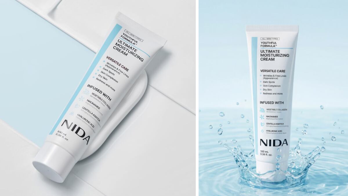 La crema facial hidratante y antiarrugas.
