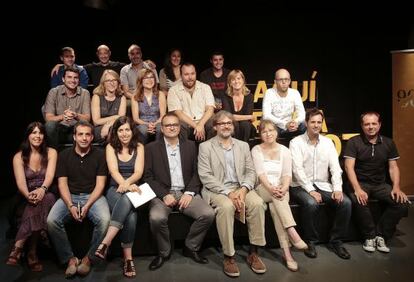 El equipo de SER Cataluña en la presentación de la nueva temporada