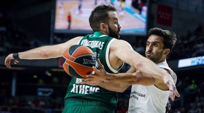 Campazzo da una asistencia ante Vougioukas