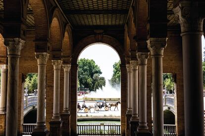 Una imagen del parque de María Luisa de Sevilla.