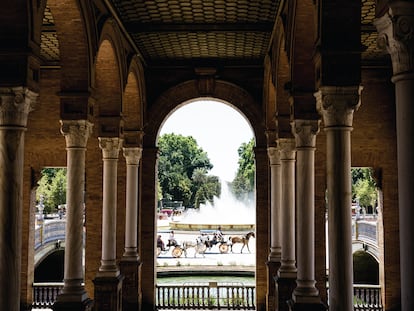 Una imagen del parque de María Luisa de Sevilla.