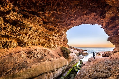 La cueva Woolshed Cave en Isla Canguro, en el sur de Australia.