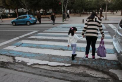 Otro de los desperfectos que denuncian los vecinos de Aluche, en este caso en la calle Illescas, junto al Parque Aluche.