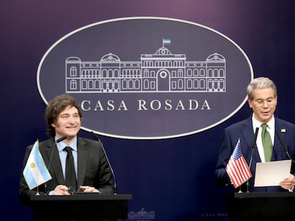 Javier Milei y Scott Bessent