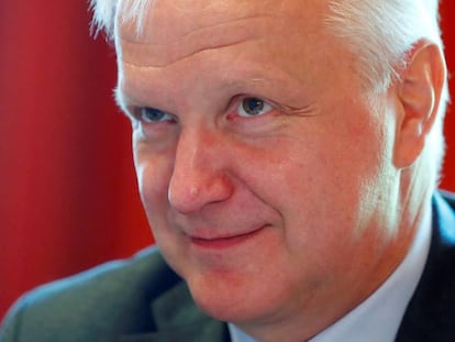 El presidente del Banco Central de Finlandia, Olli Rehn. 