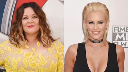 Melisssa McCarthy y Jenny McCarthy

Parentesco: primas carnales.

Aunque nunca lo hubieras sospechado, la actriz más divertida de la gran pantalla y la que fuera conejita Playboy son primas hermanas.