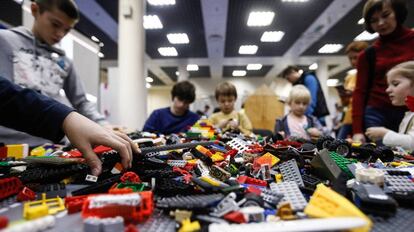 Exposición de Lego en Rusia.