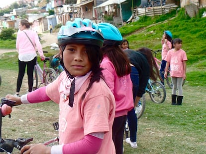 Una de las participantes en el programa de la Fundaci&oacute;n Ni&ntilde;as sin Miedo.