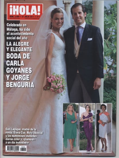 Portada de la revista '¡Hola!'