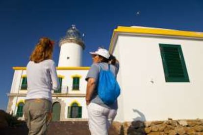 Farol da ilha Grossa, nas Columbretes (Castellón).