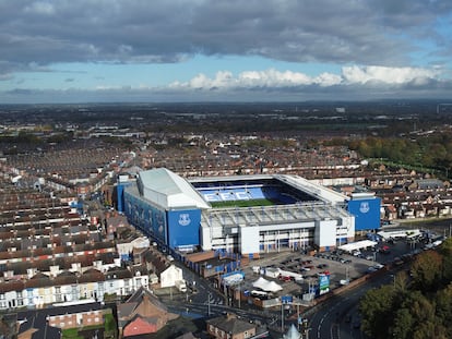 Goodison Park, el estadio del Everton, en Liverpool.