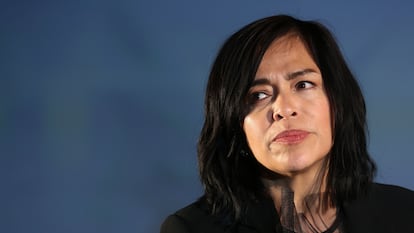 Anabel Hernández, en Berlín (Alemania), en mayo de 2022.