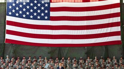 O presidente Obama, em um discurso pronunciado em 2011 em Fort Bragg.