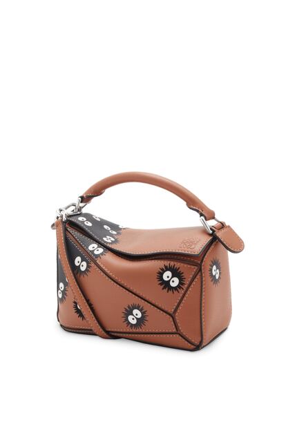 Bolso Puzzle Mini Dust Bunnies de piel de becerro.