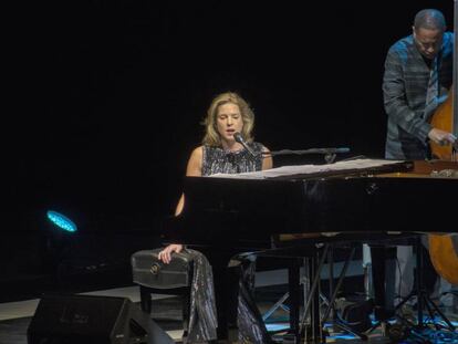 Diana Krall en su concierto del festival de jazz de Barcelona.