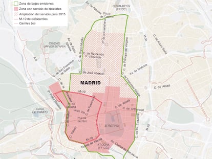 El servicio de bicicletas se amplía hacia el norte y sube la velocidad a 25 km/h