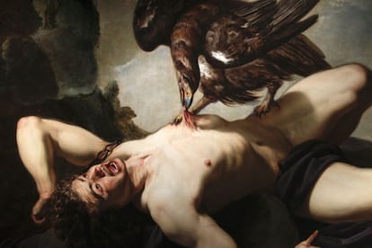 'Prometeo', de Theodoor Rombouts, prestado por el Museo de Bellas Artes de Bélgica para la muestra dedicada a las Furias.