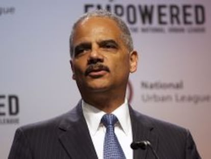 Eric Holder, secretario de Justicia de Estados Unidos