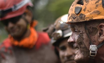 Subtenente Selmo Andrade em operação de resgate em Brumadinho.