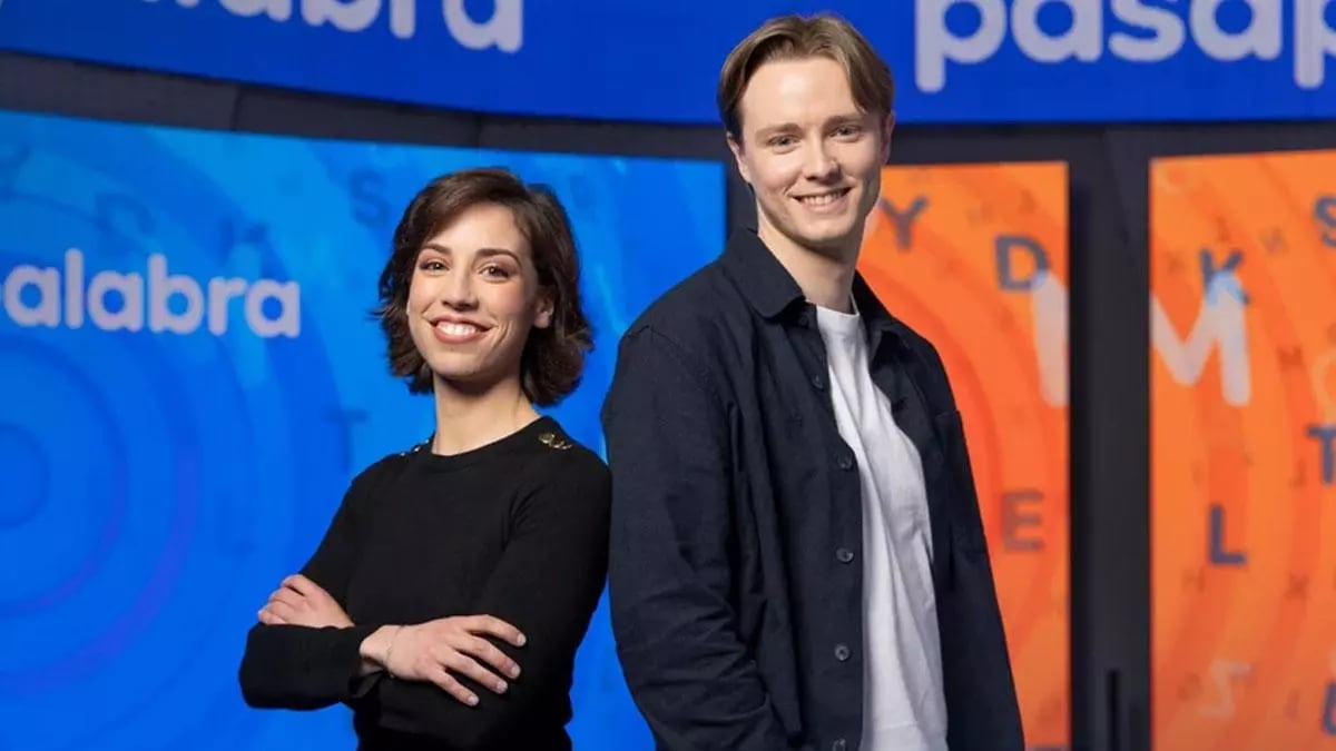 Rosa Rodríguez y Manu Pascual, concursantes de 'Pasapalabra'.
