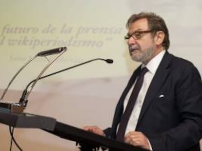 El presidente ejecutivo del Grupo Prisa, Juan Luis Cebrián. EFE/Archivo