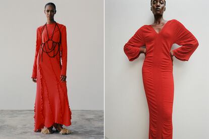 El vestido perfecto es largo y rojo. Palabra de By Malene Birger y H&M, que lo incluyen como prenda clave de sus colecciones para el próximo invierno y para esta primavera, respectivamente.