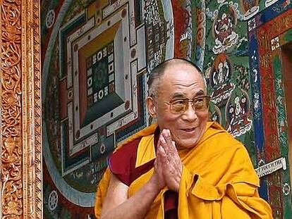 El Dalai Lama, el 16 de marzo en su palacio de Dharamsala.