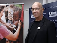 El actor británico Clive Arrindell, conocido en España como 'el calvo de la lotería', en una imagen de archivo.