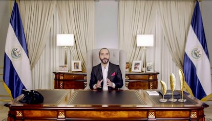 El presidente de El Salvador, Nayib Bukele.