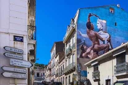 'El Saco de Roma', del artista Andrea Mattoni, es parte del Musée à Ciel Ouvert (MaCO).