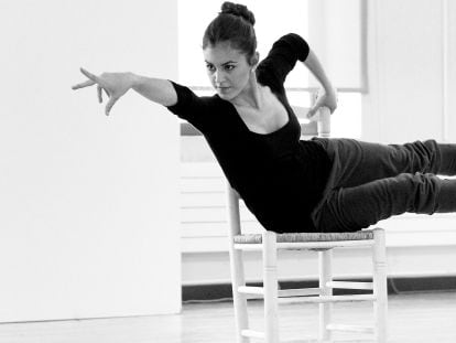 Una bailarina del Conservatorio Superior María de Ávila.
