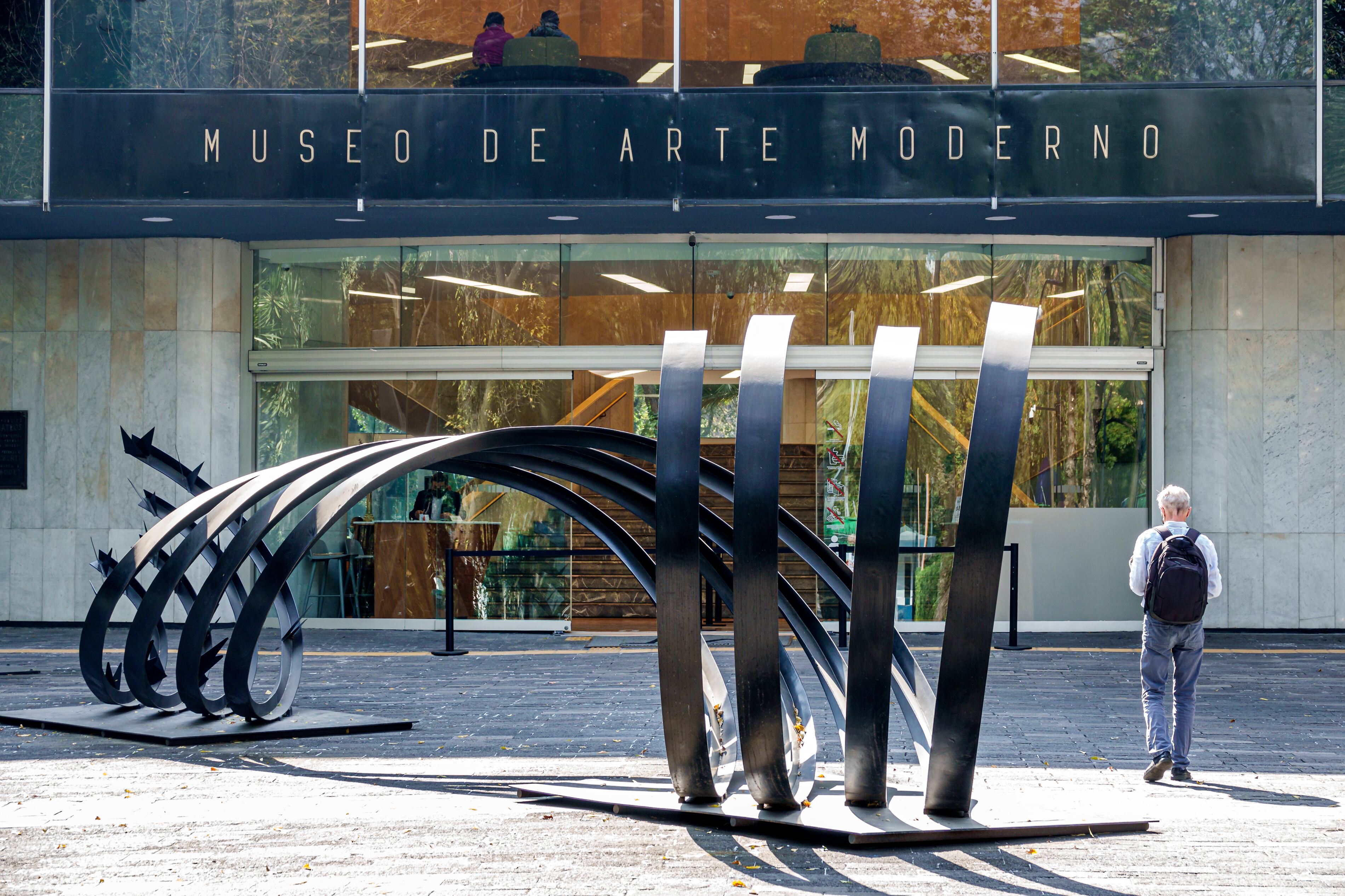 La entrada al Museo de Arte Moderno, en Chapultepec (Ciudad de México).
