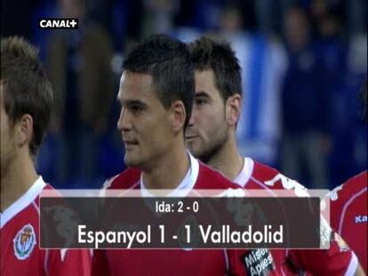 Copa del Rey. Dieciseisavos vuelta. Espanyol 1 - Valladolid 1