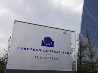 La sede del Banco Central Europeo en Fráncfort.