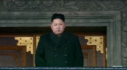 El nuevo líder norcoreano, Kim Jong-un, durante el memorial con el que concluyeron los actos fúnebres del fallecido Kim Jong-il en Pyongyang.