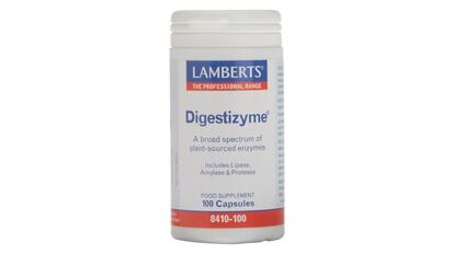 100 cápsulas de enzimas digestivas