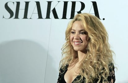 La cantante colombiana, Shakira.