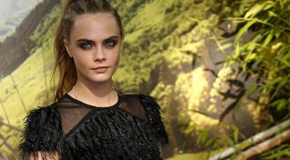 Cara Delevingne, en el estreno de 'Pan' en Londres.