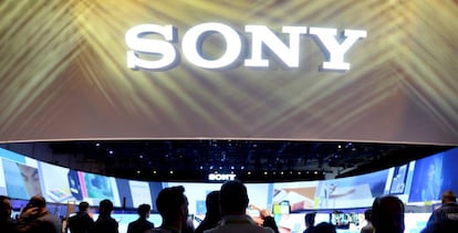 Puesto de exhibición de Sony en el Consumer Electronics Show de Las Vegas, en 2015. 
 