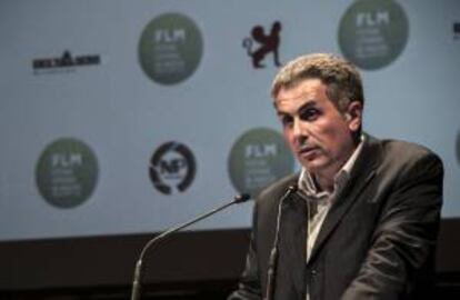 Fotografía facilitada por el Festival Literario de Madeira de su presidente, Francesco Valentini, durante la presentación de la cuarta edición de este certamen.