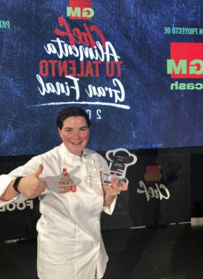 La valenciana Eugenia Lorente, ganadora del concurso GMChef.