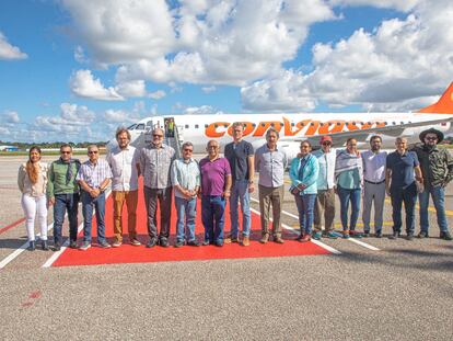 El equipo negociador del ELN viaja de Cuba a Venezuela para retomar el proceso el proceso de paz con el Gobierno de Colombia, el pasado 2 de octubre.