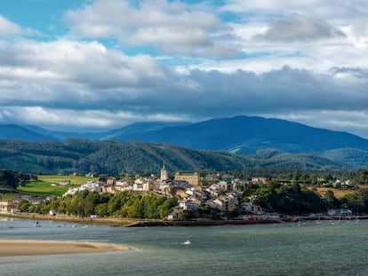 Vista de Castropol, en el occidente asturiano.