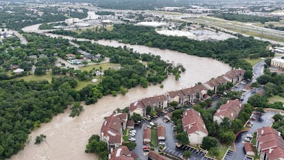 El río San Gabriel, en Georgetown, Texas, el 5 de julio de 2025.